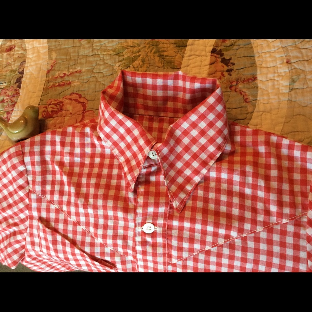 Vintage Handmade boys western shirt